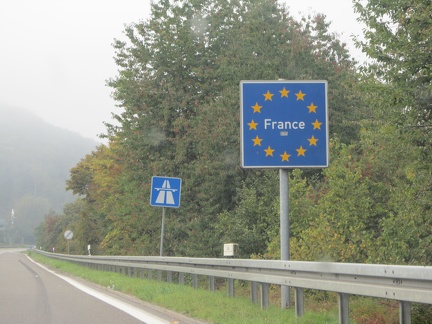Entering France